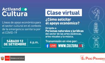 líneas de apoyo económico para el sector cultural en el contexto de la emergencia sanitaria por el COVID-19 - ¿Cómo solicitar el apoyo económico?, dirigido  a personas naturales y jurídicas del sector de las artes escénicas, artes visuales y la música