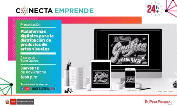 Presentación de la plataforma digital para la distribución de productos de artes visuales 