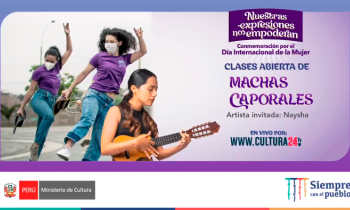 Conmemoración por el Día Internacional de la Mujer - Clases abiertas de Machas Caporales