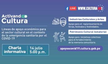 Líneas de apoyo económico para el sector cultural en el contexto de la emergencia sanitaria por el covid-19