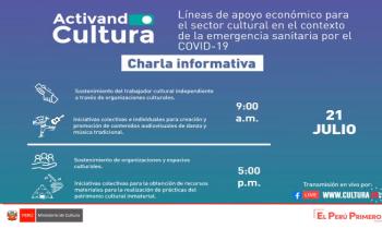 Líneas de apoyo economía para el sector cultural en el contexto de la emergencia sanitaria por el COVID-19