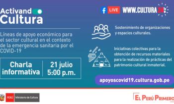 Líneas de apoyo económico para el sector cultural en el contexto de la emergencia sanitaria por el COVID-19 - Sostenimiento de organizaciones culturales