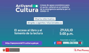 Líneas de apoyo económico para el sector cultura en el contexto de la emergencia sanitariapor el covid-19