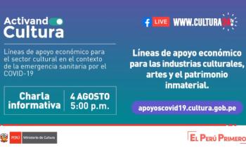Líneas de apoyo económico para el sector cultural en el contexto de la emergnecia sanitaria por el COIVD-19 - líneas de apoyo económico para las industrias culturales, artes y el patrimonio inmaterial parte 2