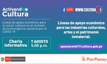 líneas de apoyo económico para las industrias culturales, artes y el patrimonio inmaterial