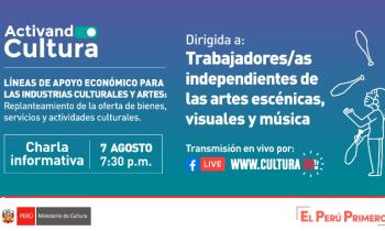 Líneas de apoyo económico para las industrias culturales y artes: replanteamiento de la oferta de bienes, servicios y actividades culturales