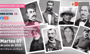 Conversatorio reseñas históricas de héroes y personalidades ilustres nacionales y regionales 
