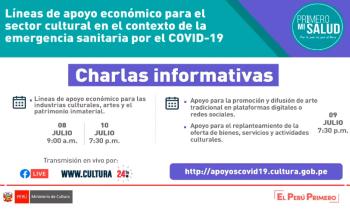 Líneas de apoyo económico para el sector cultural en el contexto de la emergencia sanitaria por el covid-19