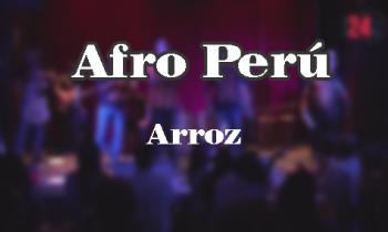 concierto afro perú - arroz