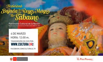 Ceremonia de premiación a la Festividad Bajada de los reyes magos de Sabaino como patrimonio cultural de la nación