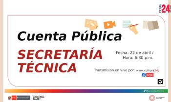 Cuenta pública - secretaría técnica