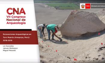 CONGRESO NACIONAL DE ARQUEOLOGÍA - CAMÉLIDOS: CAMINOS, ARTE RUPESTRE Y CONTEXTO ARQUEOLÓGICO EN TORO MUERTO (AREQUIPA, PERÚ)