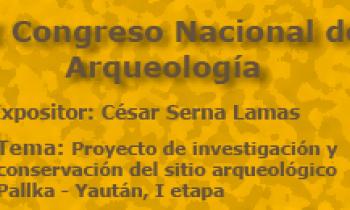 I Congreso Nacional De Arqueología. Exposición De César Serna.