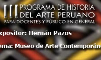 III Curso de Historia del Arte, Museo de Arte Contemporáneo, Hernán Pazos