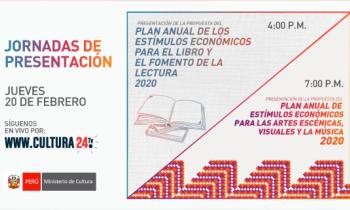 Presentación de la propuesta del Plan anual de Estímulos económicos para las Artes escénicas, Visuales y la Música 2020