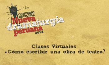 Spot Concurso Nacional Nueva Dramaturgia Peruana
