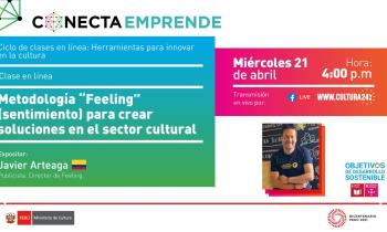 Ciclo de clases en línea: Herramientas para innovar en la cultura - Metodología "Feeling" para crear soluciones en el sector cultural