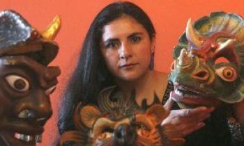 Semana Puntos de Cultura. Conversatorio "Cultura para la Convivencia". Exposición Anabelí Pajuelo