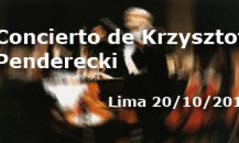 Concierto Krzysztof Penderecki