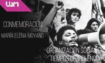 Conmemoración a María Elena Moyano, organización social en tiempo de violencia
