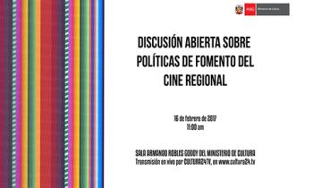 Discusión abierta sobre políticas de fomento del cine regional