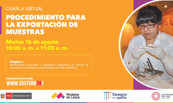 Charla virtual procedmineto para la exportación de muestras 
