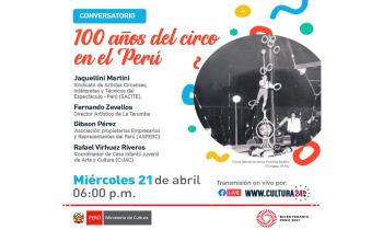 Conversatorio 100 años del circo en el Perú