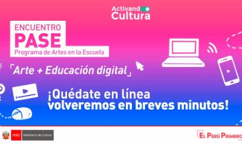 Encuentro PASE programa de artes en la escuela - arte + educación digital