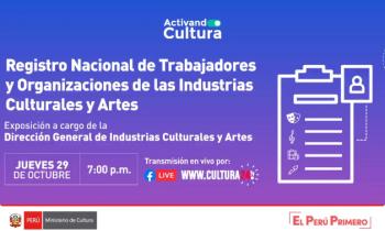 Registro Nacional de Trabajadores y Organizaciones de las Industrias Culturales y Artes