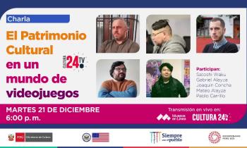 Charla "El Patrimonio Cultural en un mundo de viodeojuegos"