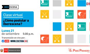 Clase virtual ¿Cómo postular a iberescena?