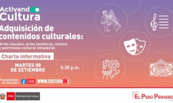 ACTIVANDO CULTURA - Adquisición de contenidos culturales: artes visuales, artes escénicas, música y patrimonio cultural inmaterial