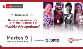 Seminario: hacia la formulación de la Política Nacional del Pueblo Afroperuano