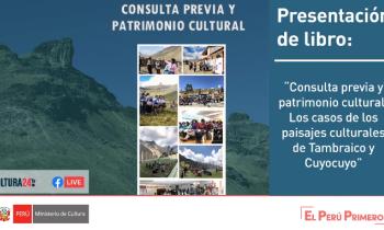 Consulta previa y Patrimonio Cultural, presentación de libro - Consulta previa y patrimonio cultural