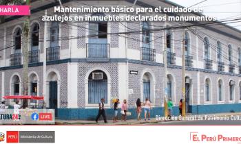 Mantenimiento básico para el cuidado de azulejos en inmuebles declarados monumentos