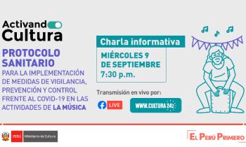 Protocolo sanitario - para la implementación de medidas de vigilancia, prevención y control frente al COVID-19 en las actividades  de la música