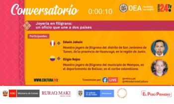Conversatorio Joyería en filigrana: un oficio que une a dos países