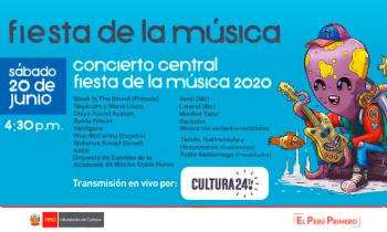 Fiesta de la música - Concierto central fiesta de la música 2020