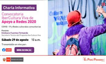 Charla informativa: Convocatoria Ibercultura Viva de Apoyo a Redes 2020