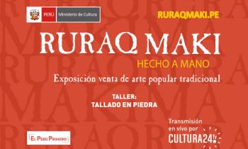 Talleres Ruraq Maki hecho a mano - Tallado en piedra