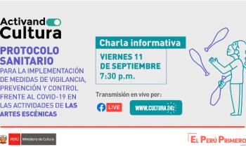 Protocolo sanitario para la implementación de medidas de vigilancia, prevención y control frente al COVID-19 en las actividades de las artes escénicas