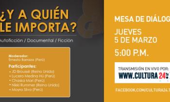 Festival de artes escénicas lima 2020 - ¿Y a quién le importa?, autoficción, documental, ficción